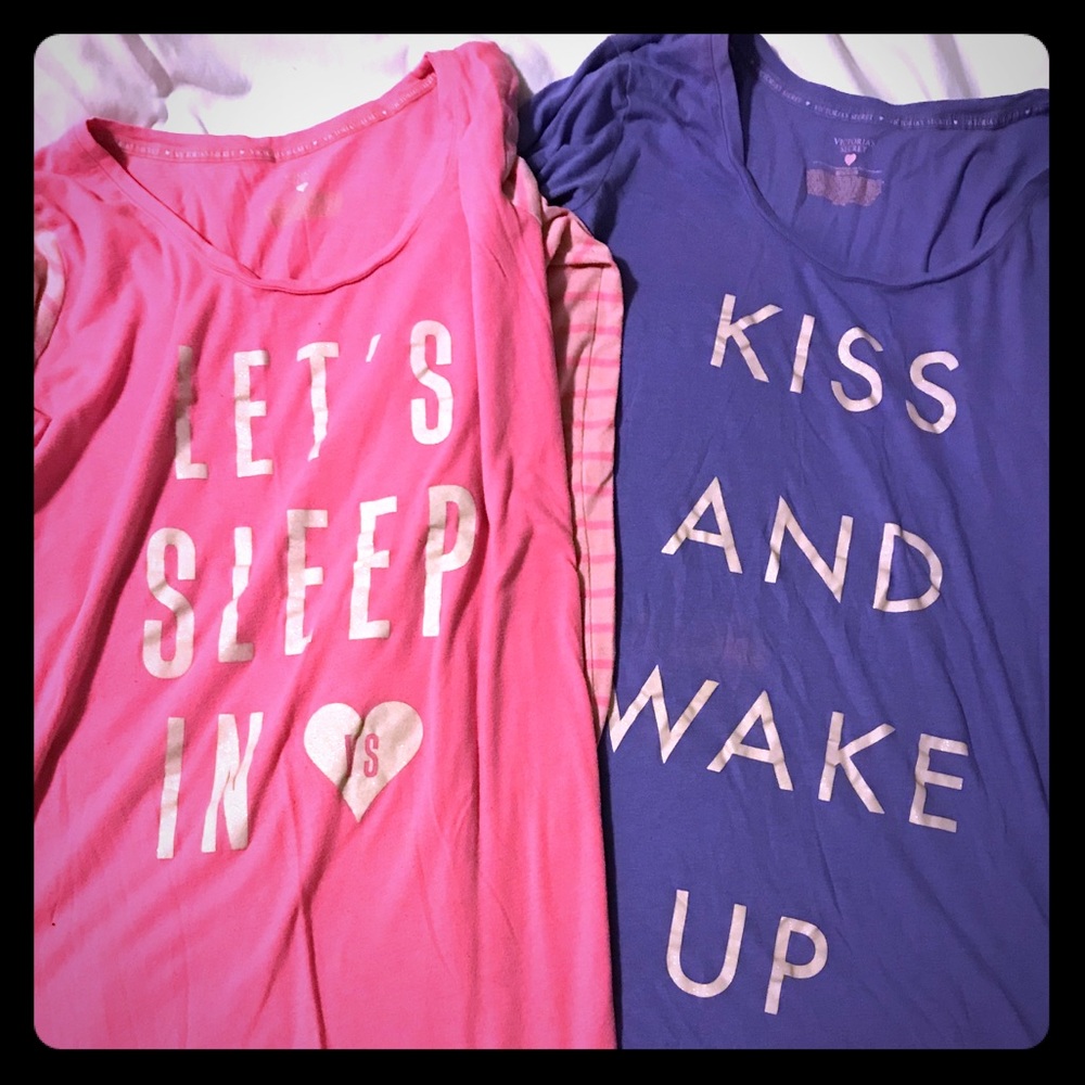 2 Victoria’s Secret sleep shirts comfy XL